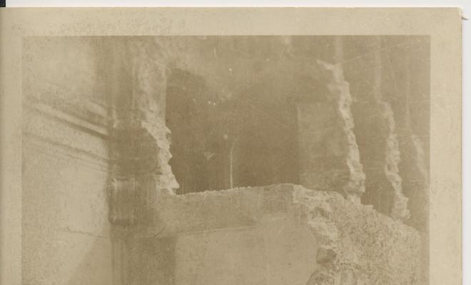 Crònica gràfica; Incendis edificis religiosos: Església de Santa Maria