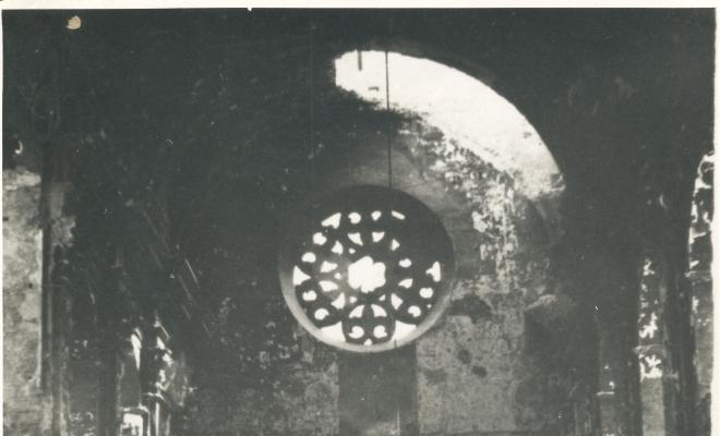 Crònica gràfica; Incendis edificis religiosos: Església de Santa Maria