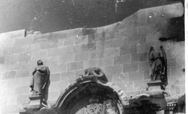Crònica gràfica; Incendis edificis religiosos: Església de Santa Maria