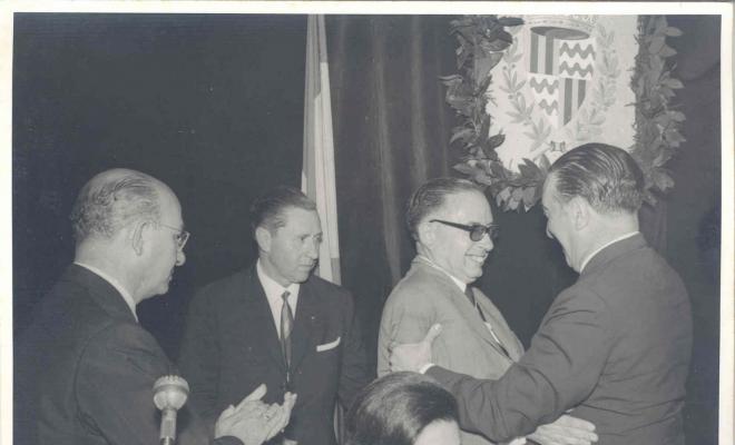 Crònica gràfica;Lliurament de la Medalla dOr de la Ciutat, a Josep M. Cuyàs