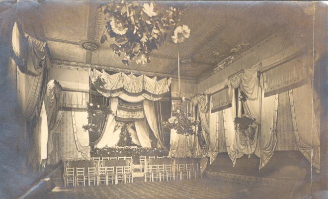 Sala de l'Oliva, abans de 1936