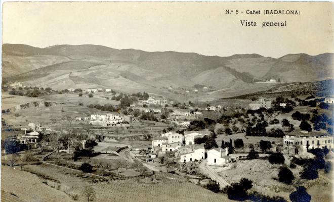 Vista general de Canyet. Abans de refer Can Tiano