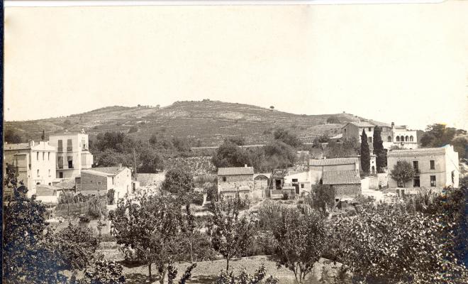 Vista parcial de Canyet. Des de Can jornet cap a Can Tiano