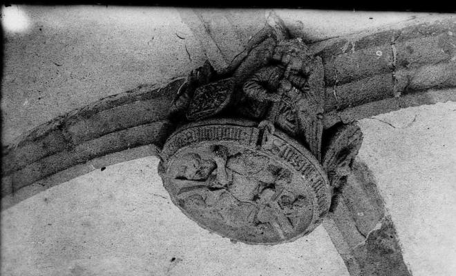 Sant Jeroni de la Murtra. Claus de volta claustre ala nord