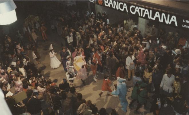 Rua del Carnaval al carrer Sant Miquel