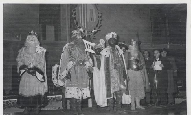 Cavalcada dels reis d'Orient. Recepció i parlaments