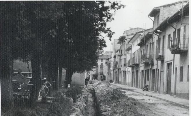Obres de renovació de la xarxa d'abastament d'aigua al carrer Sant Antoni