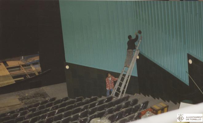 Obres de rehabilitació del Teatre Cirvianum