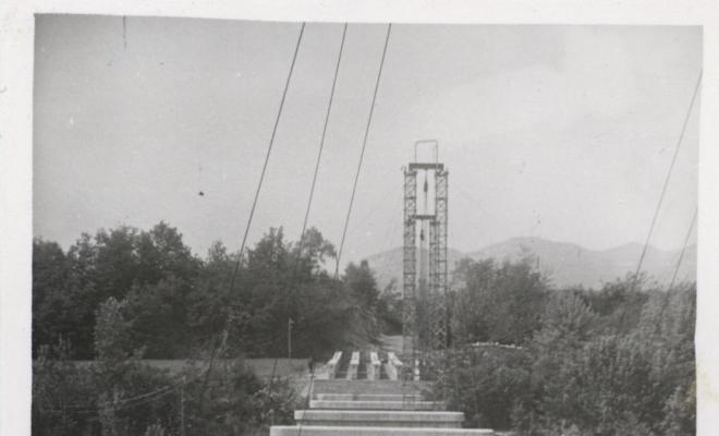 Construcció del pont de Conanglell