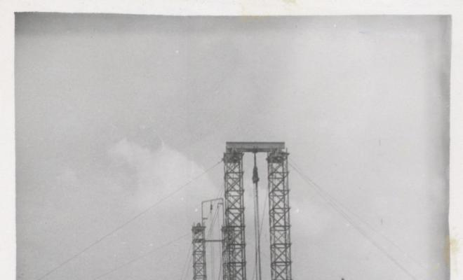 Construcció del pont de Conanglell