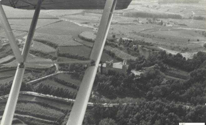 Vista aèria del Santuari de Rocaprevera