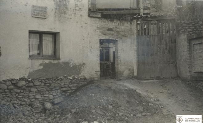 Obres d'obertura del passatge de la Sagrera 
