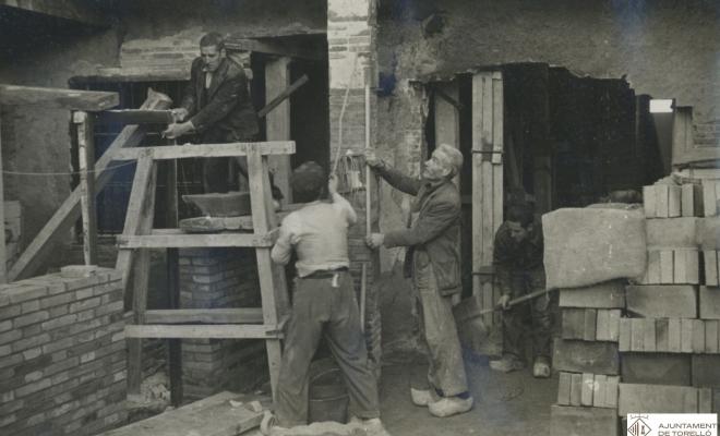 Obres d'obertura del passatge de la Sagrera 