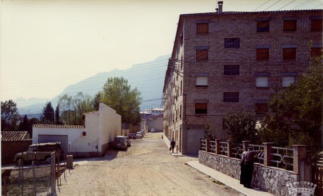 Cruïlla del carrer Nazario Giol i el carrer Sant Antoni Maria Claret