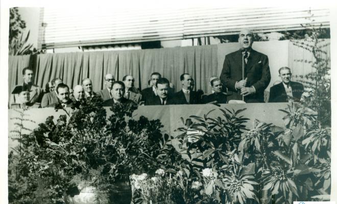 Acte de presentació del Mercat de les Flors de Vilassar de Mar