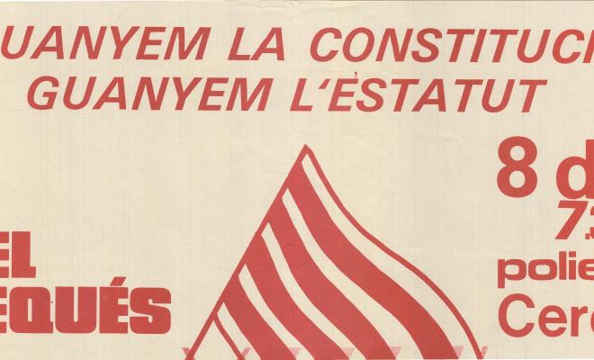 Guanyem la Constitució. Guanyem l'Estatut.