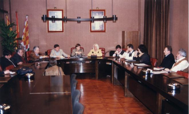 Reunió amb una associació de comerciants del municipi