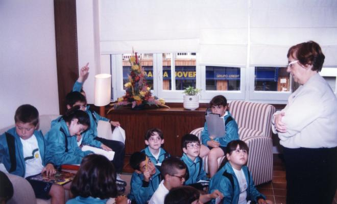 Escolars visiten l'Ajuntament