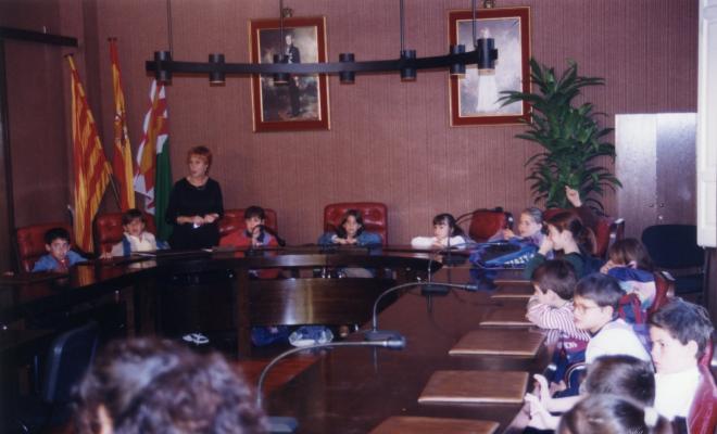 Escolars visiten l'Ajuntament