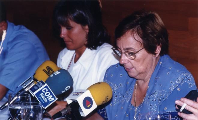 Roda de premsa de l'Alcaldessa