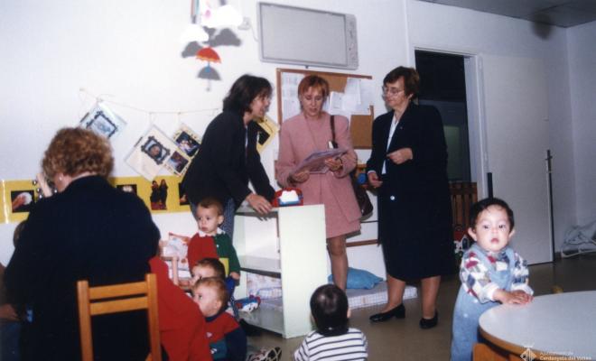 L'Alcaldessa visita l'Escoleta