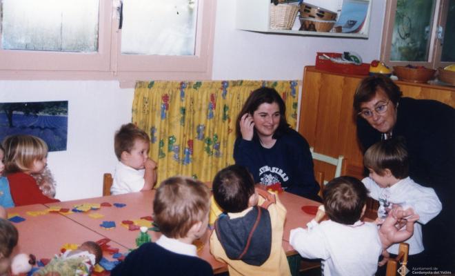 L'Alcaldessa visita l'Escoleta