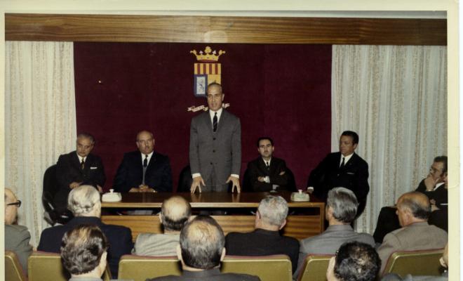 Inauguració de l'edifici de funcionaris