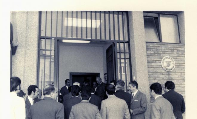 Inauguració de central automàtica de Telefònica