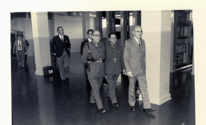 Inauguració de central automàtica de Telefònica