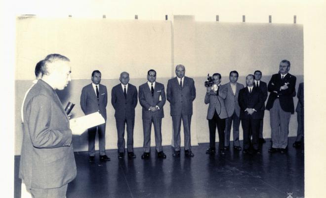 Inauguració de central automàtica de Telefònica