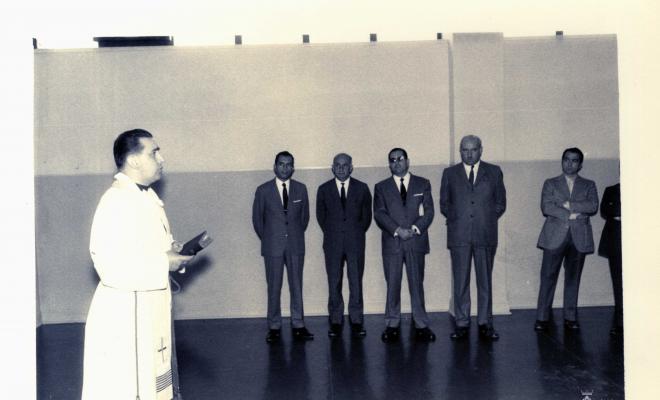 Inauguració de central automàtica de Telefònica