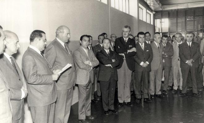 Inauguració de central automàtica de Telefònica