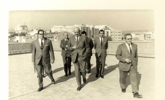 Inauguració de central automàtica de Telefònica