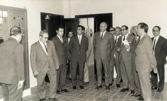 Inauguració de central automàtica de Telefònica