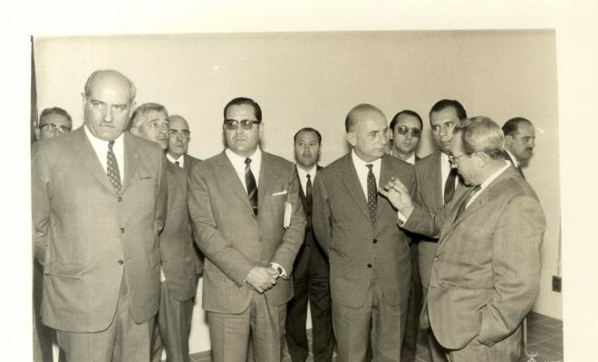 Inauguració de central automàtica de Telefònica