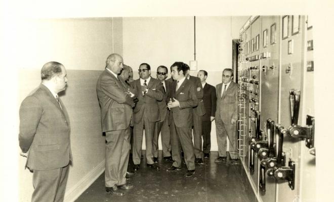 Inauguració de central automàtica de Telefònica