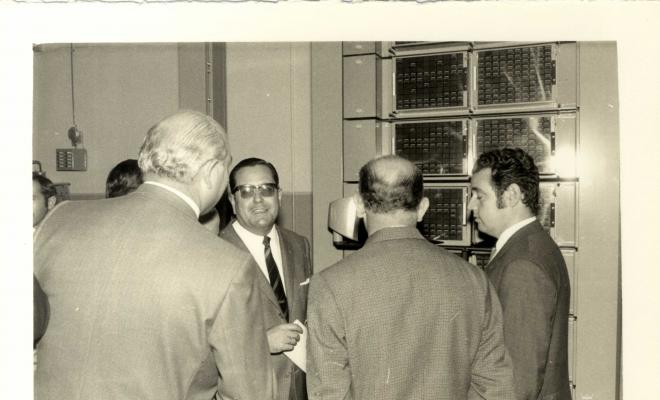 Inauguració de central automàtica de Telefònica