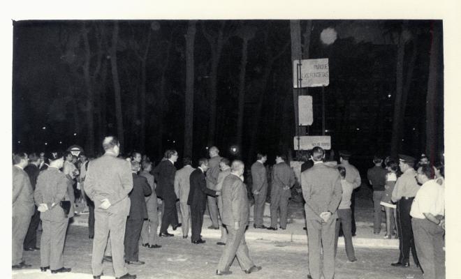 Inauguració de monument a les Fontetes