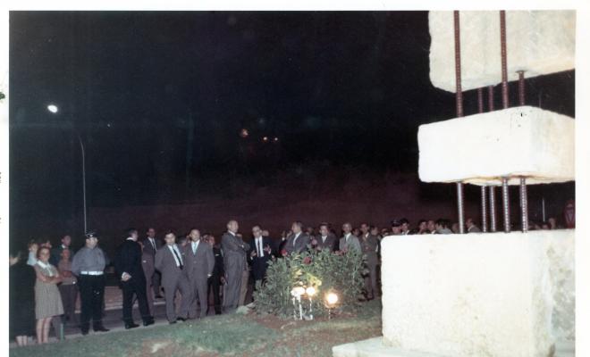 Inauguració de monument a les Fontetes