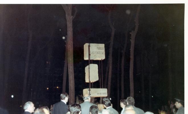 Inauguració de monument a les Fontetes
