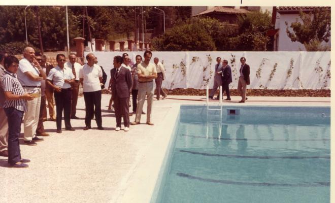 Inauguració de la piscina de Montflorit