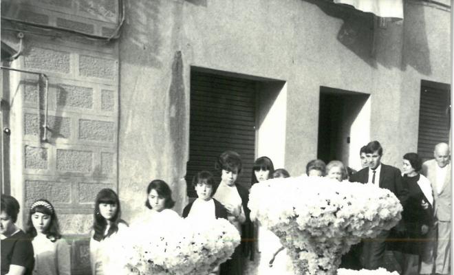 Catifes de flors. Altar bolets. Preparatius.