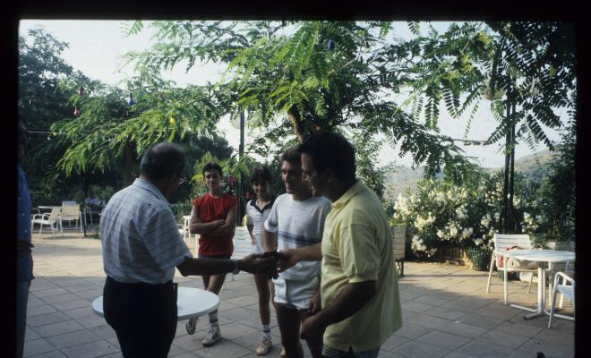 Entrega de premis torneig de tennis de Festa Major