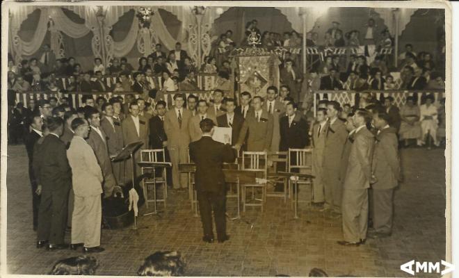 Cor de la Lira al ball de l'envelat de Festa Major de Montornès del Vallès