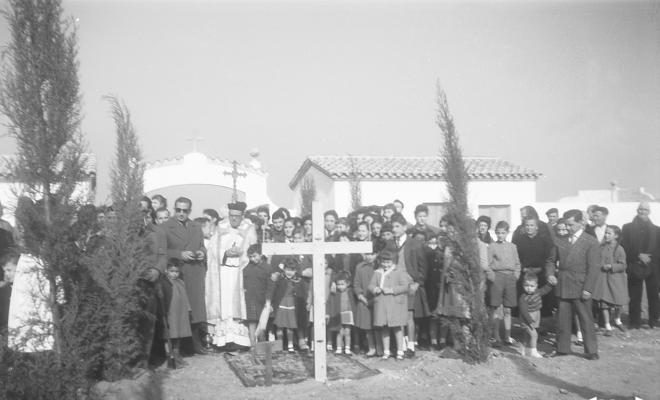 Cerimònia de la inauguració del cementiri