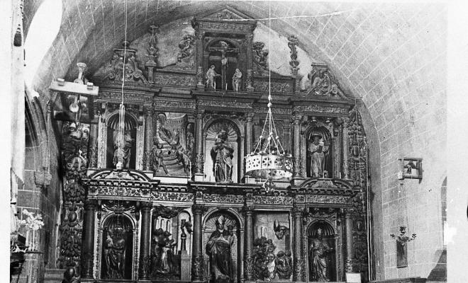 Retaule barroc de l'església de Sant Sadurní