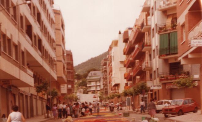 Catifes de flors a les festes del Corpus Christi