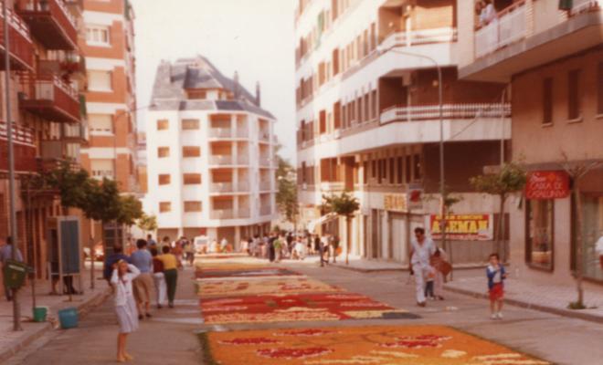 Catifes de flors a les festes del Corpus Christi
