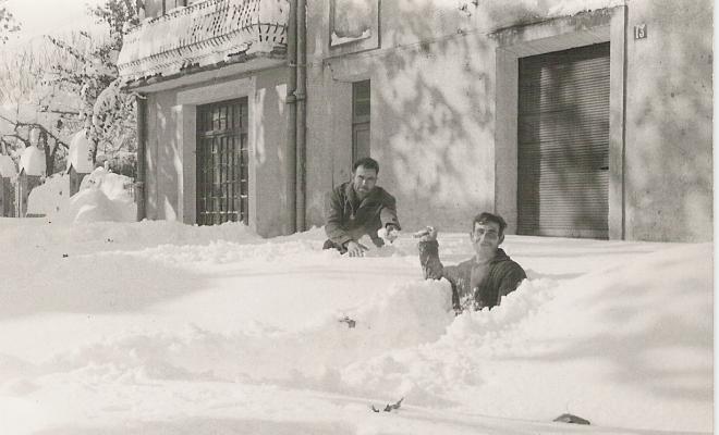 Nevada de 1962 a la zona de can Bellavista