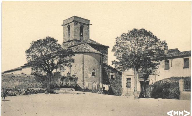 Vista de l'església de Sant Sadurní